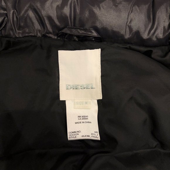 Diesel Down Puffer Coat - Picture 5 of 11